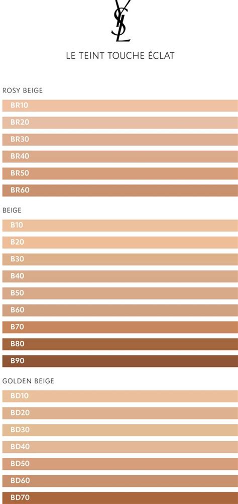 ysl teint touche eclat compact|touche eclat colour chart.